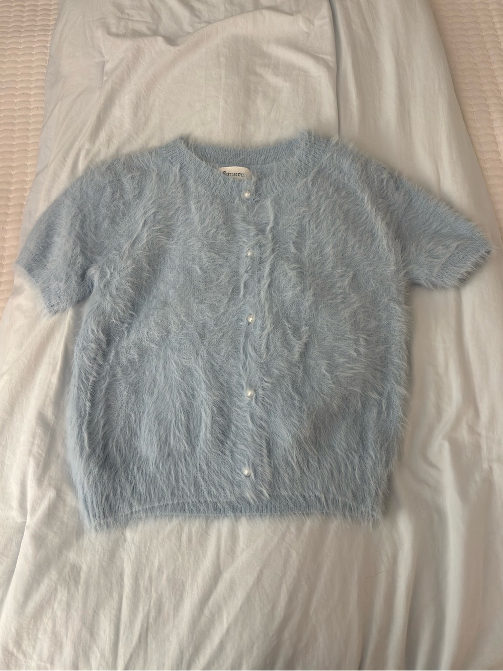 Fuzzy Blue Top